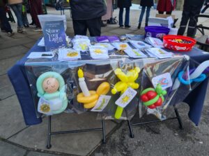 Gospel balloon art today on Guildford